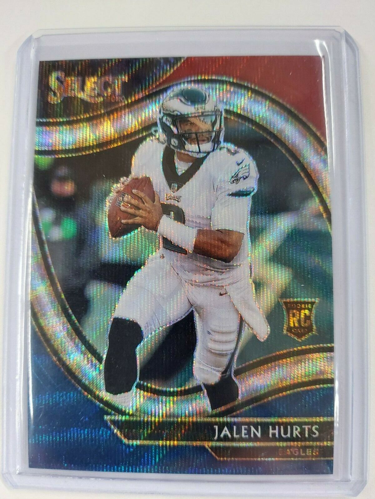 2020 Panini Select Jalen Hurts Field Level Tri Color /75 RC Rookie HOT
