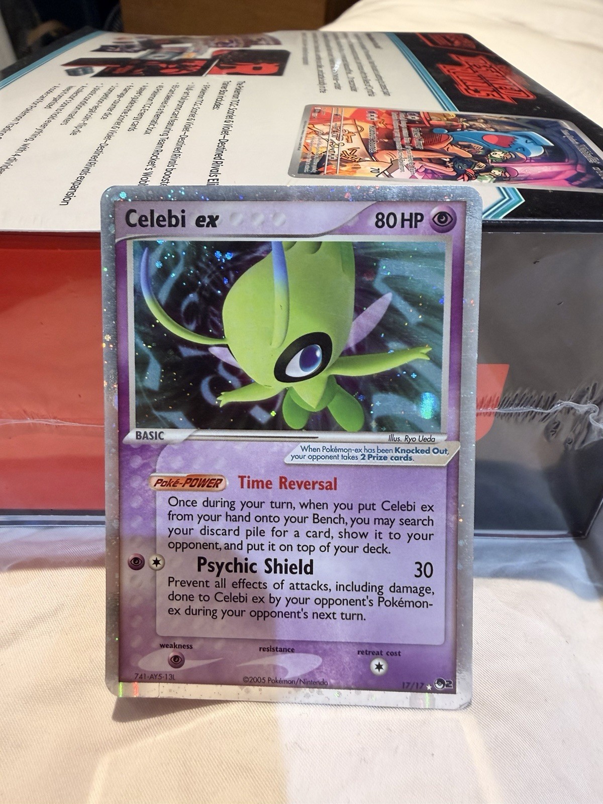 Pokémon TCG Celebi ex 17/17 POP Series 2 Promo Holo English 80HP 2005