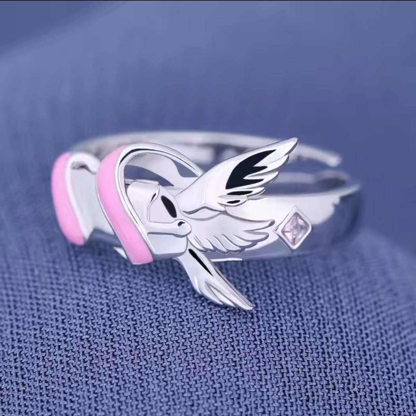 Angewomon Digimon Inspired Ring Adjustable Size Angewomon Digimon Inspired Ring Adjustable Size