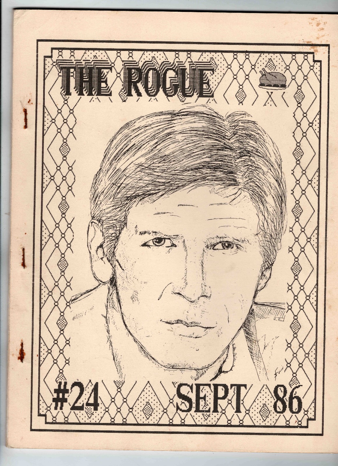 The Rogue Magazine Fanzine #24 1986 Harrison Ford