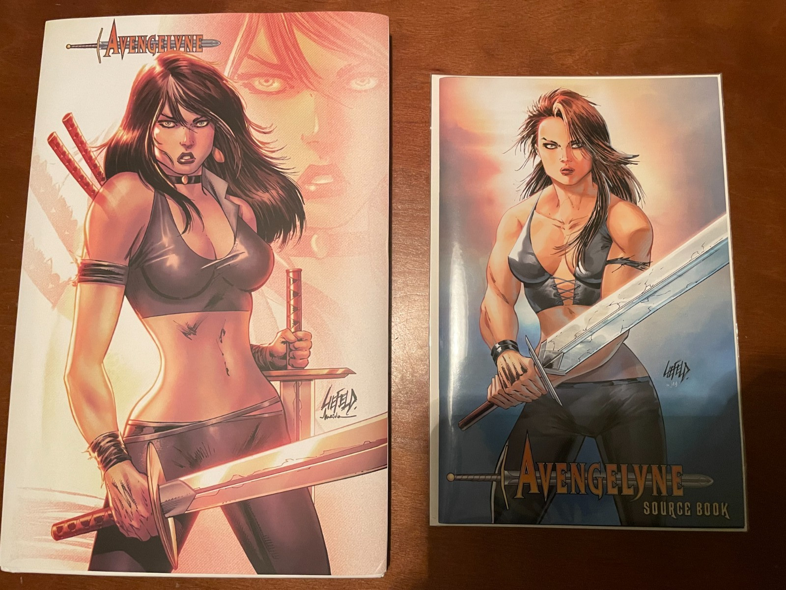 Avengelyne Omnibus and Sourcebook Includes multiple stories, 370p, NM