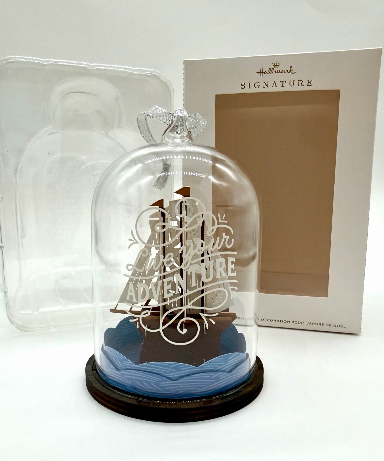 Hallmark Signature Ornament - Live Your Adventure Sailing Ship - New Hallmark Signature Ornament - Live Your Adventure Sailing Ship - New
