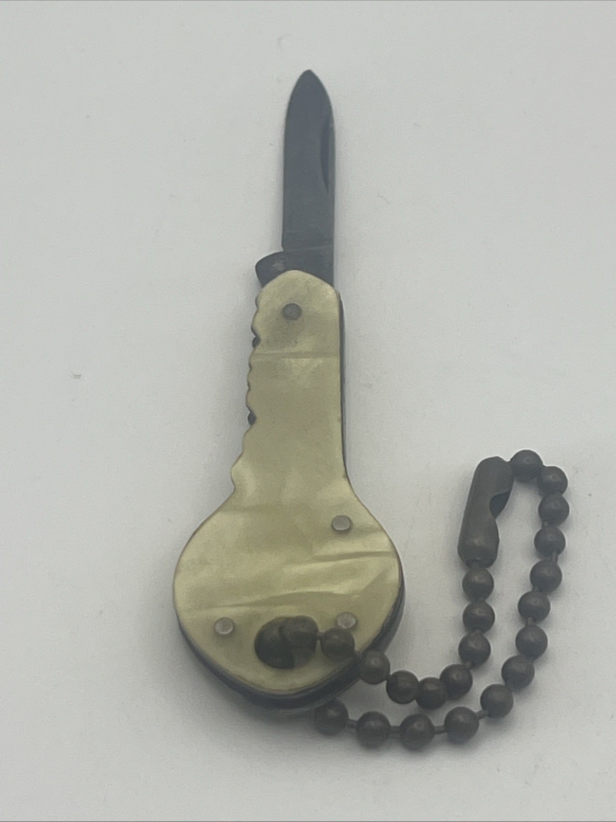 Vintage Amco Knife Co Figural Pocket Knife Celluloid Key Shape Vintage Amco Knife Co Figural Pocket Knife Celluloid Key Shape