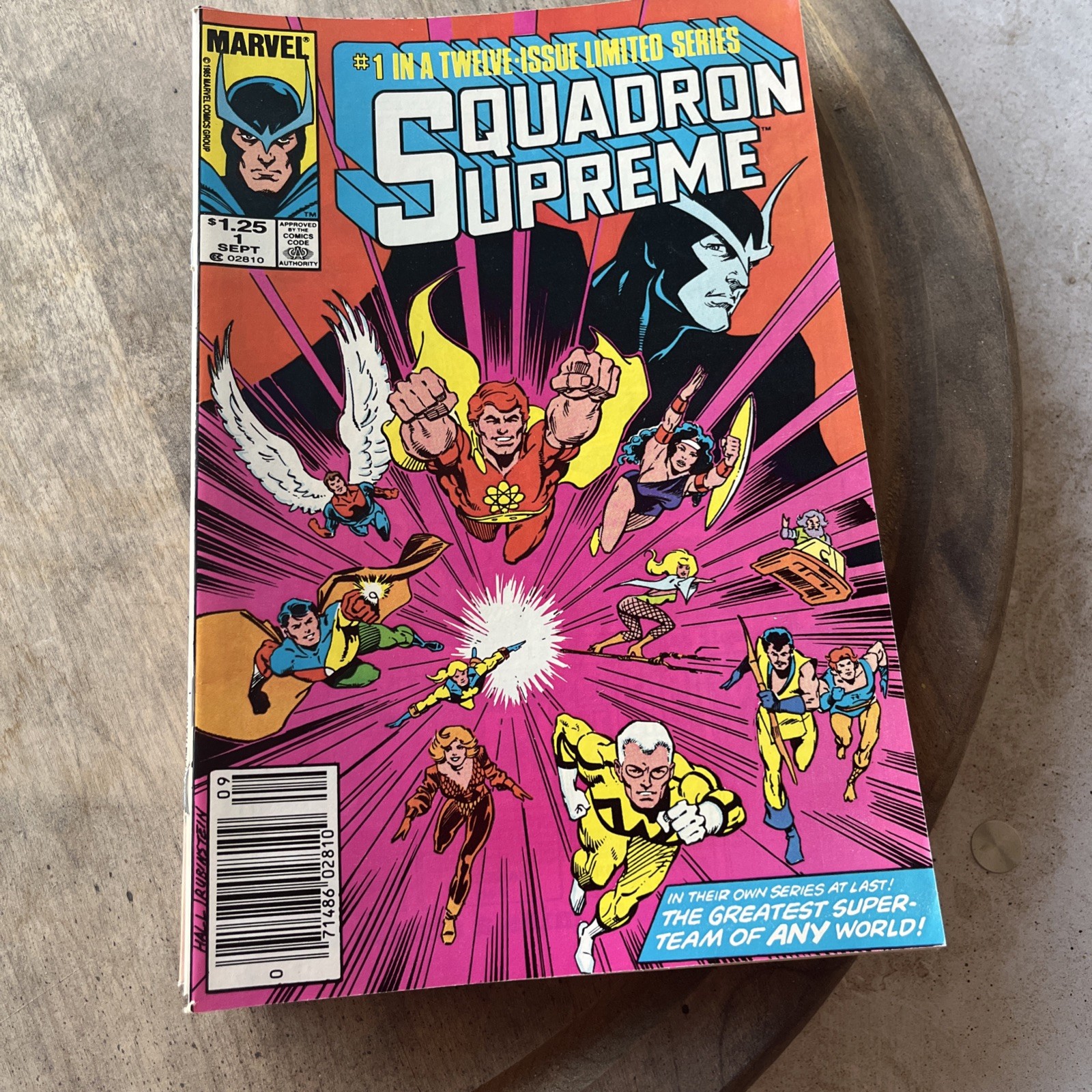 Squadron Supreme 1-12 Complete Series Bob Hall Mark Gruenwald  Marvel 1985 6