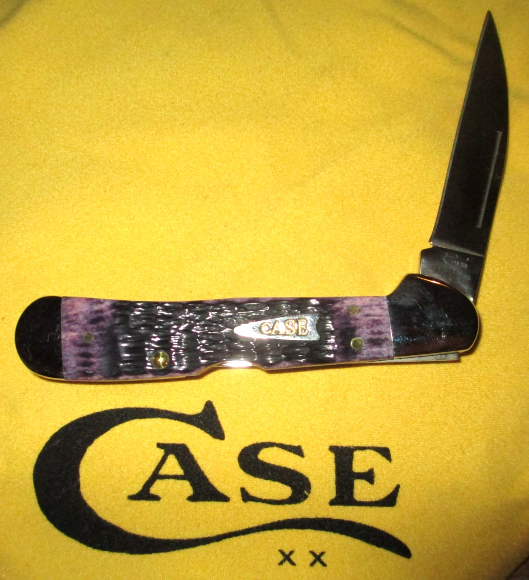 Brand New CASE Full-Sized Copperlock Purple Haze, 2014 Wharncliff Blade 61549LSS Brand New CASE Full-Sized Copperlock Purple Haze, 2014 Wharncliff Blade 61549LSS