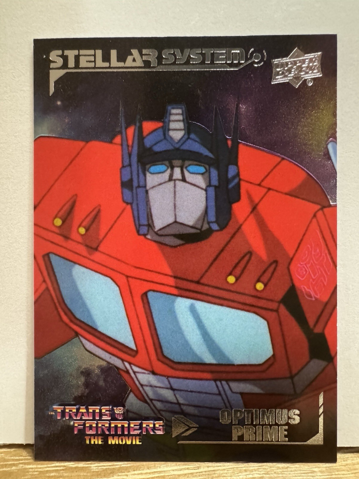 Upper Deck Transformers 40th Anniversary - Optimus Prime Stellar System SS-1 Upper Deck Transformers 40th Anniversary - Optimus Prime Stellar System SS-1