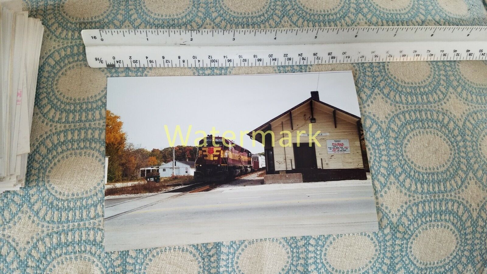 X604 TRAIN ENGINE PHOTO RR WISCONSIN CENTRAL #7531 BROOKFIELD
