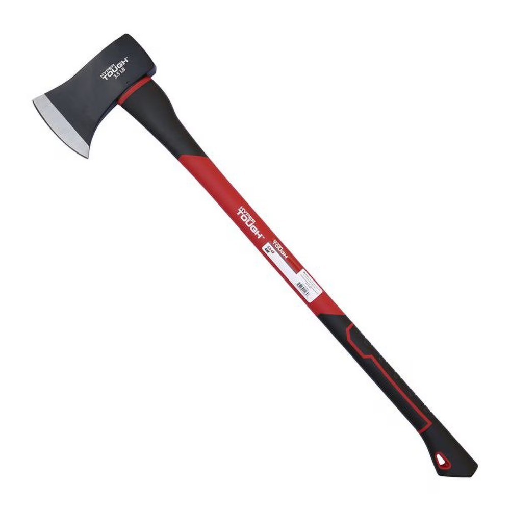 3.5 lb Single Bit Axe with Double Injection Fiberglass Handle and High Quality