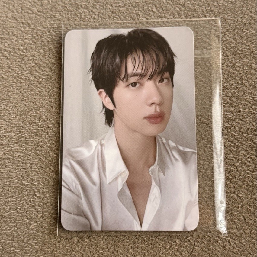 BTS Photocard World Tour Paris Red Signed Original Autograph