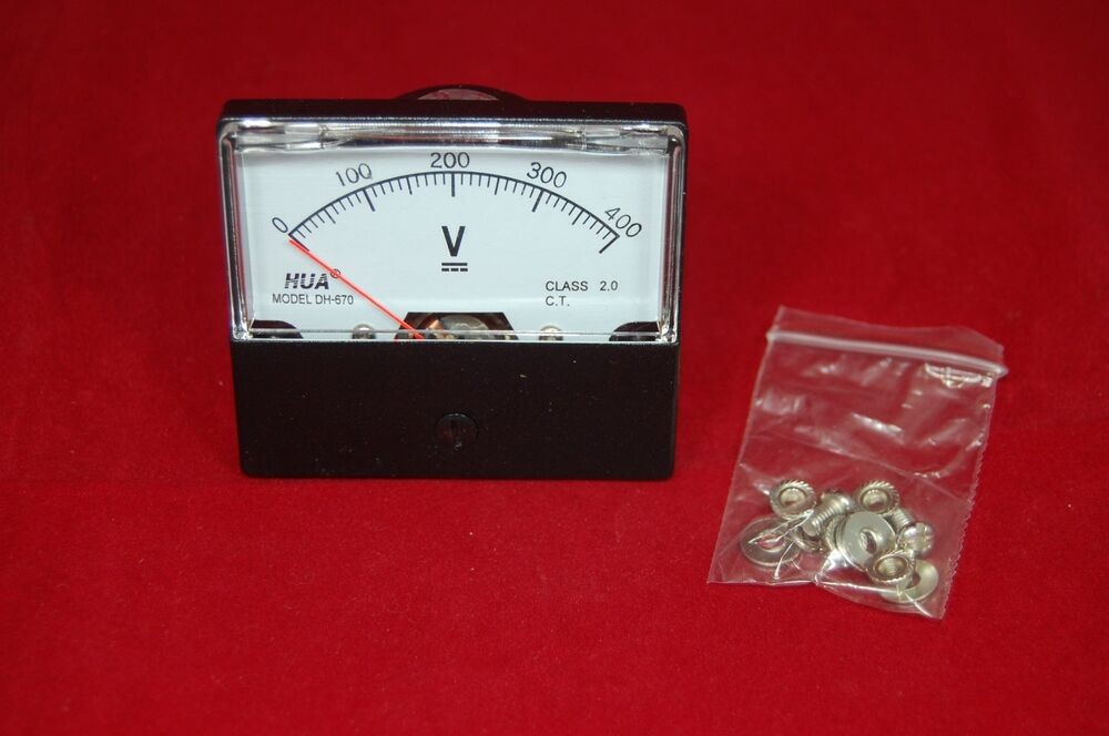 1PC DC 0-400V Analog Voltmeter Panel Voltage Meter 670 60*70mm directly Connect 1PC DC 0-400V Analog Voltmeter Panel Voltage Meter 670 60*70mm directly Connect