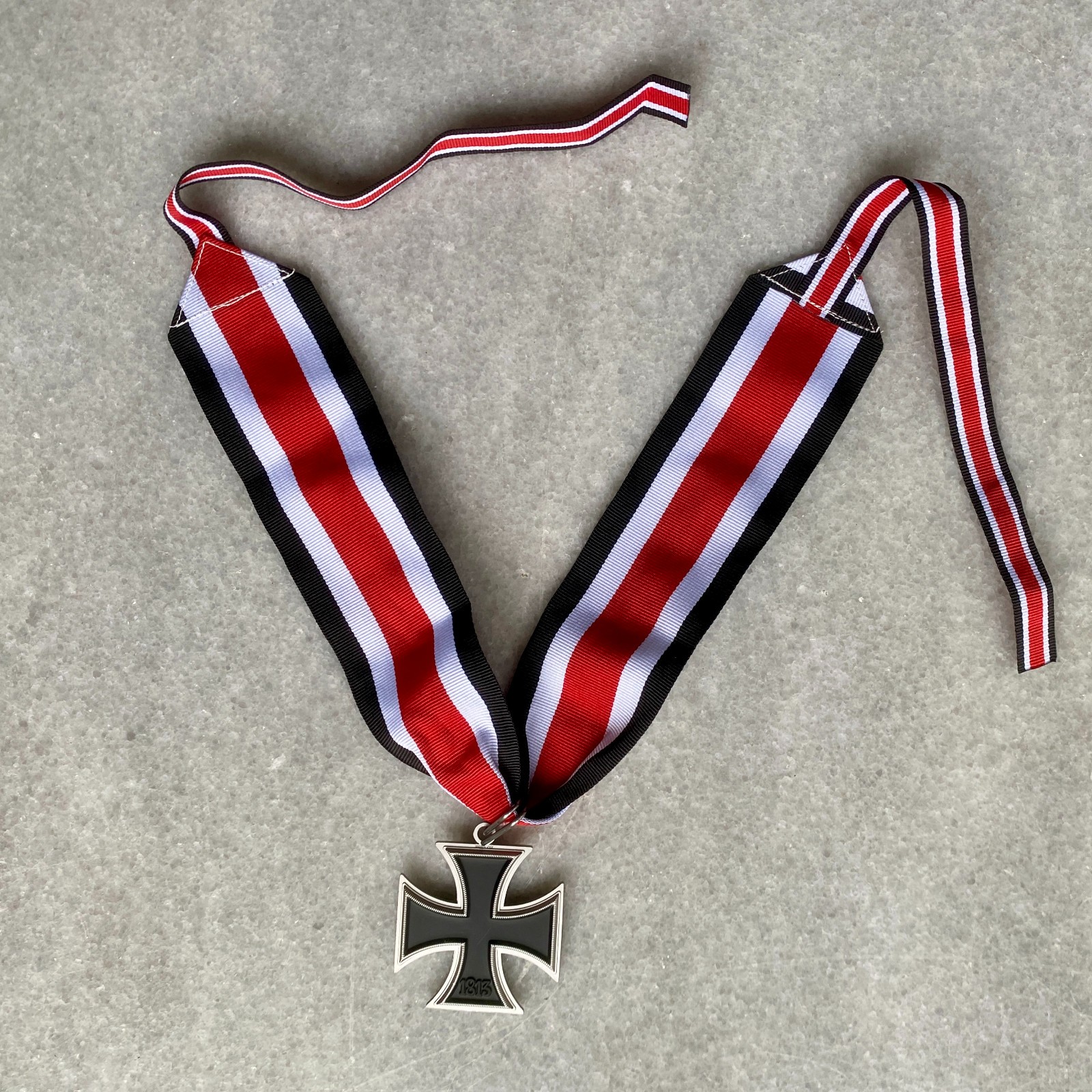 German 1813 1939 Iron Cross Medal Neck Ribbon Badge Historical Militaria Gift German 1813 1939 Iron Cross Medal Neck Ribbon Badge Historical Militaria Gift