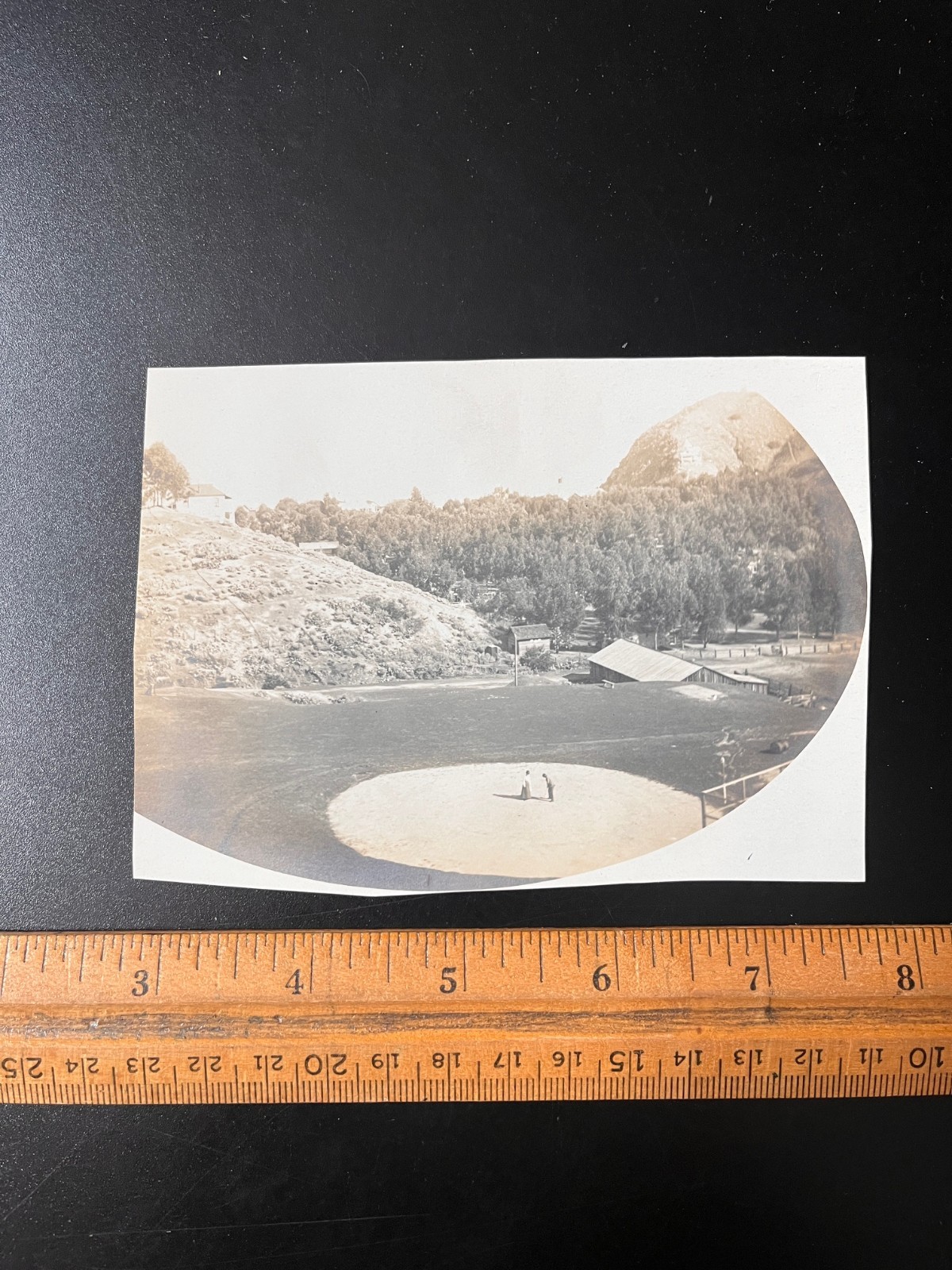 Real Photo Santa Catalina Island California Rural Ranch Aerial Scene c. 1910 Real Photo Santa Catalina Island California Rural Ranch Aerial Scene c. 1910