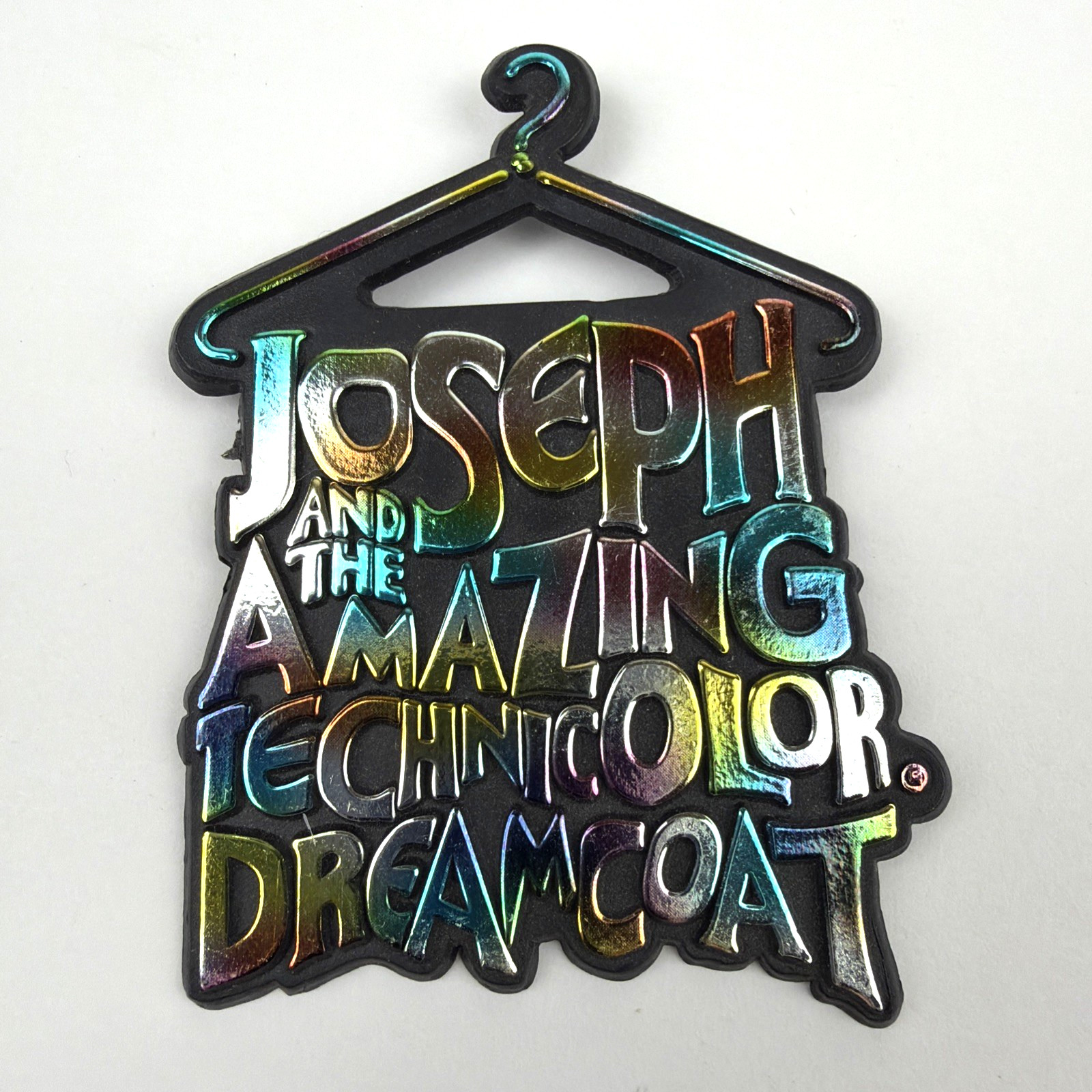 Joseph and the Amazing Technicolor Dreamcoat Musical Theater Hanger Pin Brooch Joseph and the Amazing Technicolor Dreamcoat Musical Theater Hanger Pin Brooch