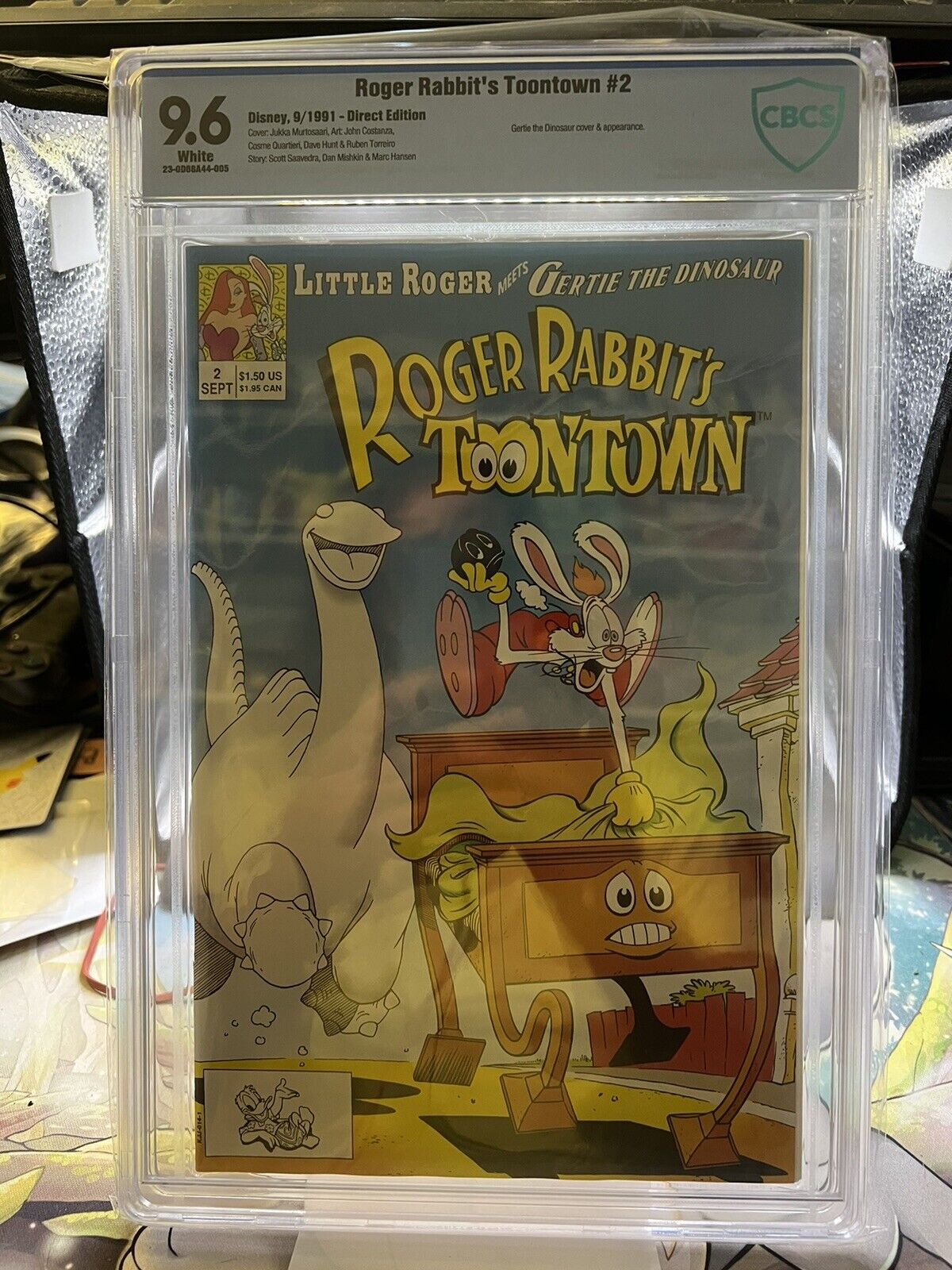 1991 Roger Rabbit’s Toontown #2 CBCS Grade 9.6 NM+