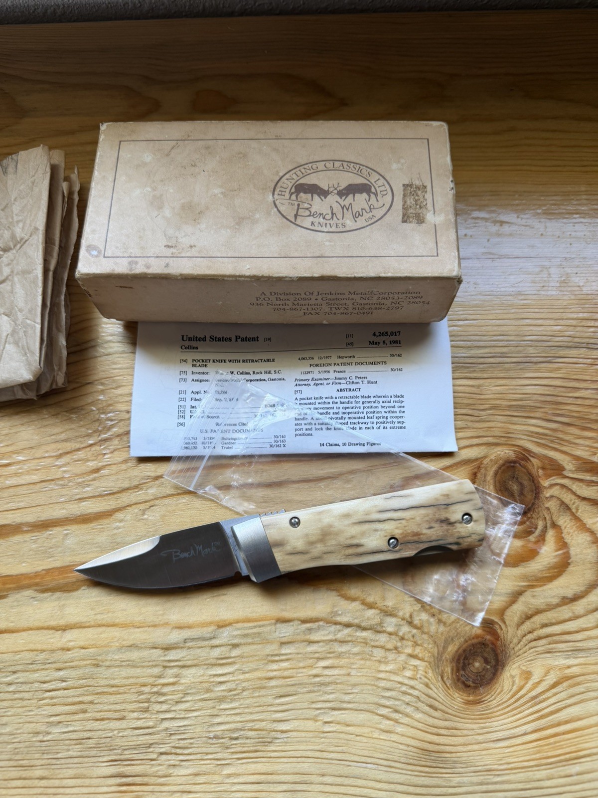 Benchmark Viper Rolox, Rare MI Handle Scales Factory Box Benchmark Viper Rolox, Rare MI Handle Scales Factory Box