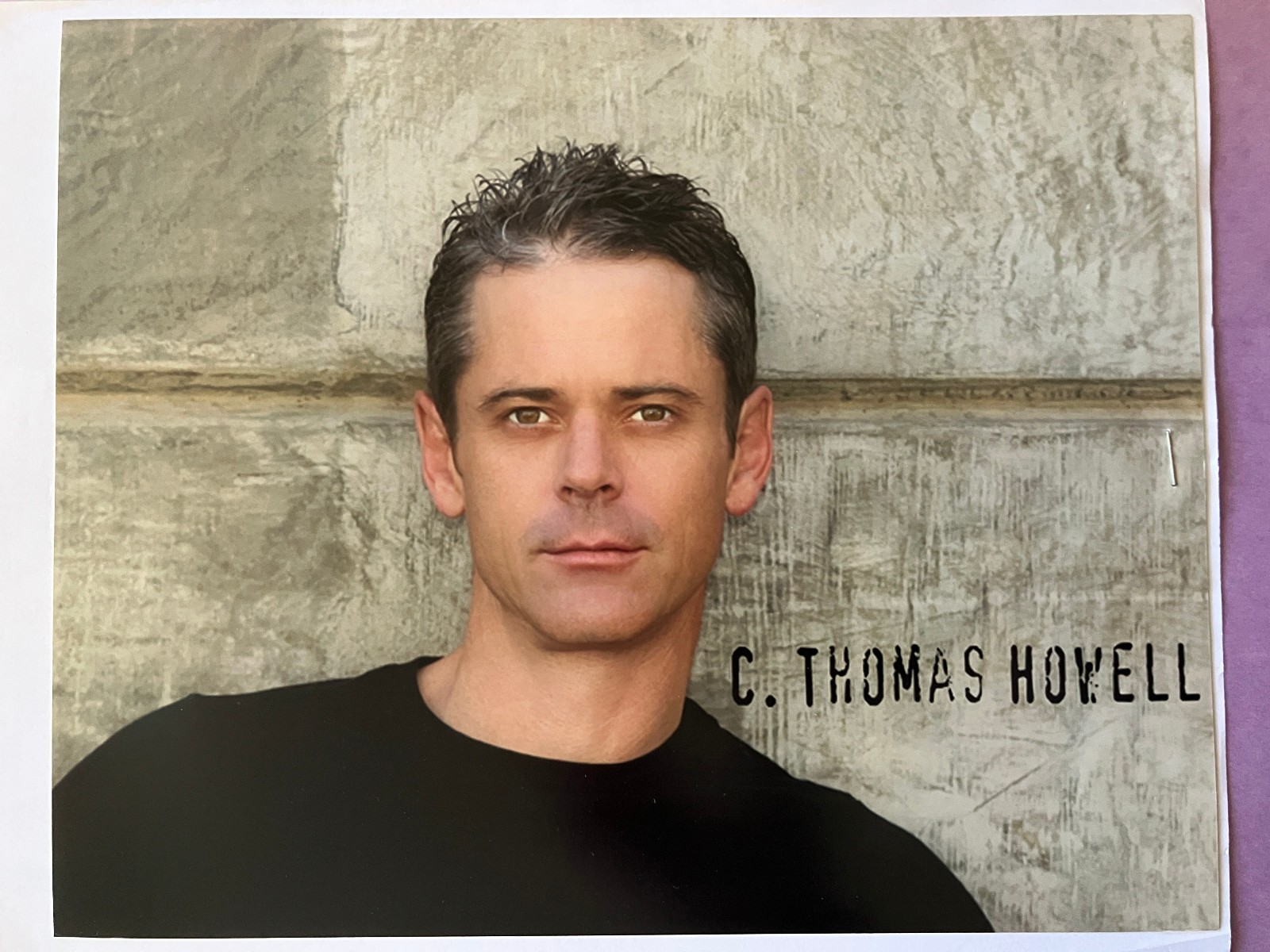 C Thomas Howell , original talent agency headshot photo with credits