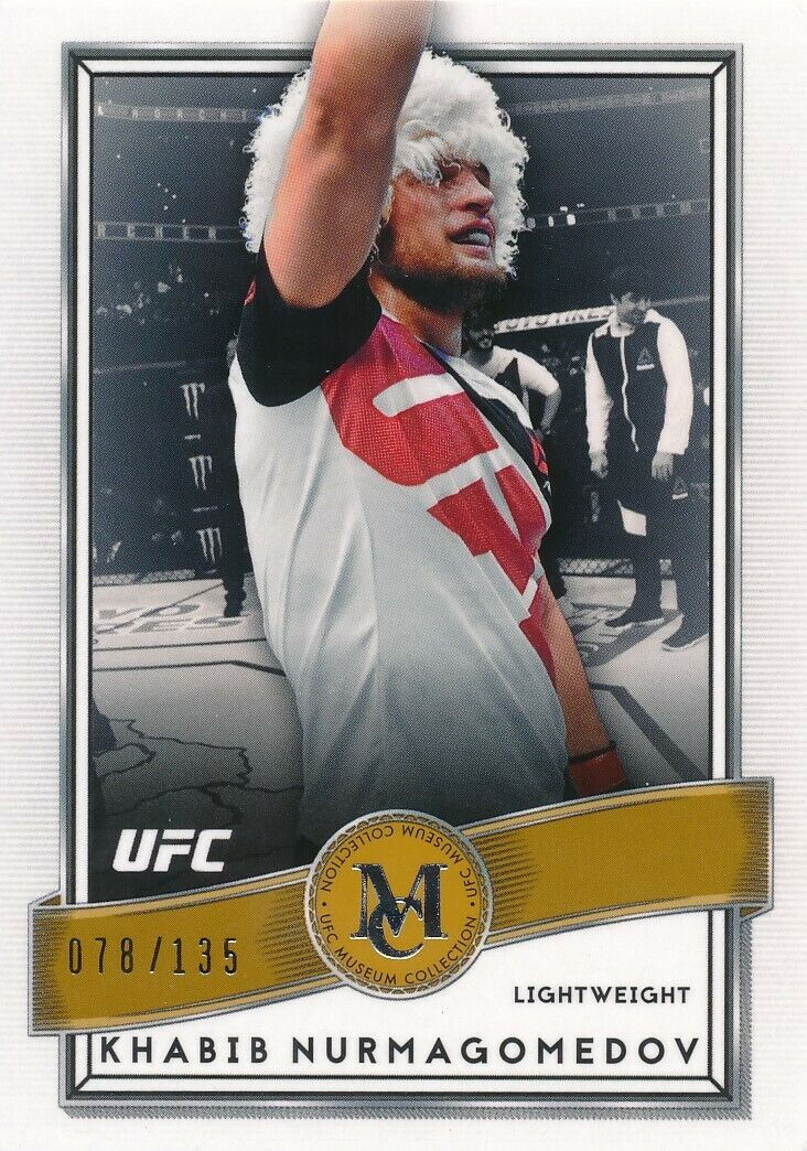 2016 TOPPS UFC MUSEUM COLLECTION BRONZE CARD KHABIB NURMAGOMEDOV #43 078/135
