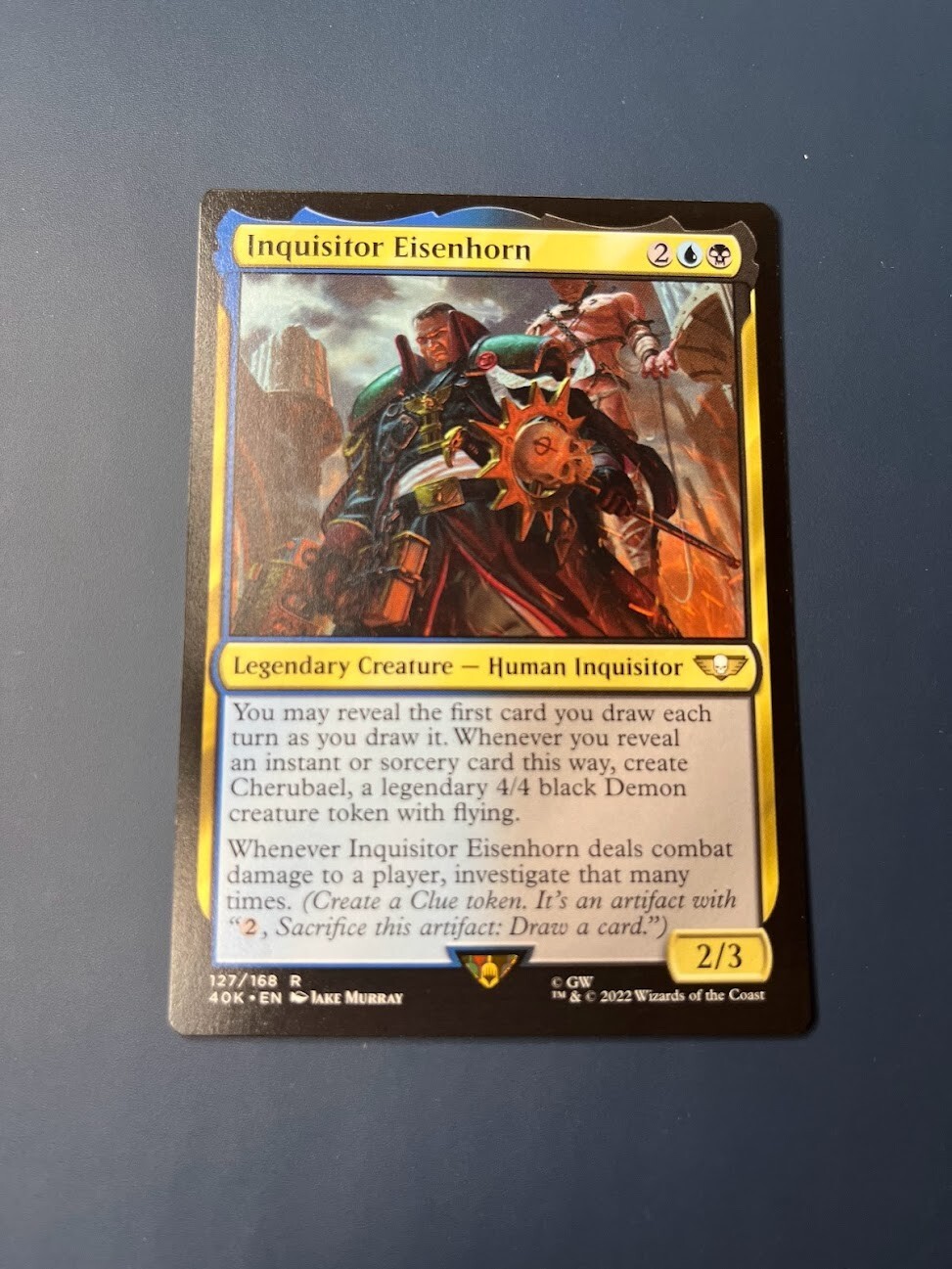 1x INQUISITOR EISENHORN - Warhammer 40k - MTG - Magic the Gathering 1x INQUISITOR EISENHORN - Warhammer 40k - MTG - Magic the Gathering