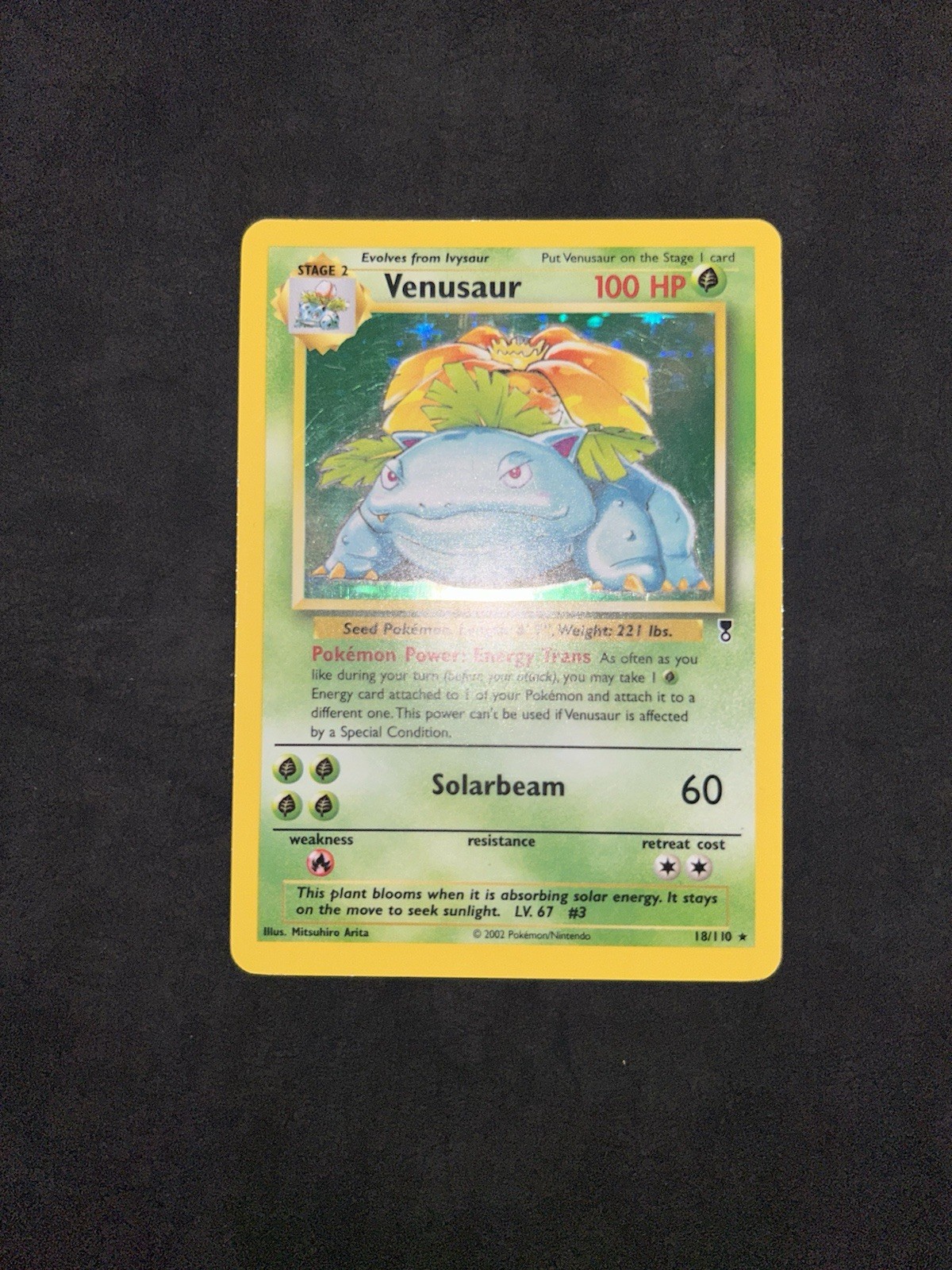 Pokemon - Venusaur - 18/110 - Legendary Collection - Holo Eng Pokemon - Venusaur - 18/110 - Legendary Collection - Holo Eng
