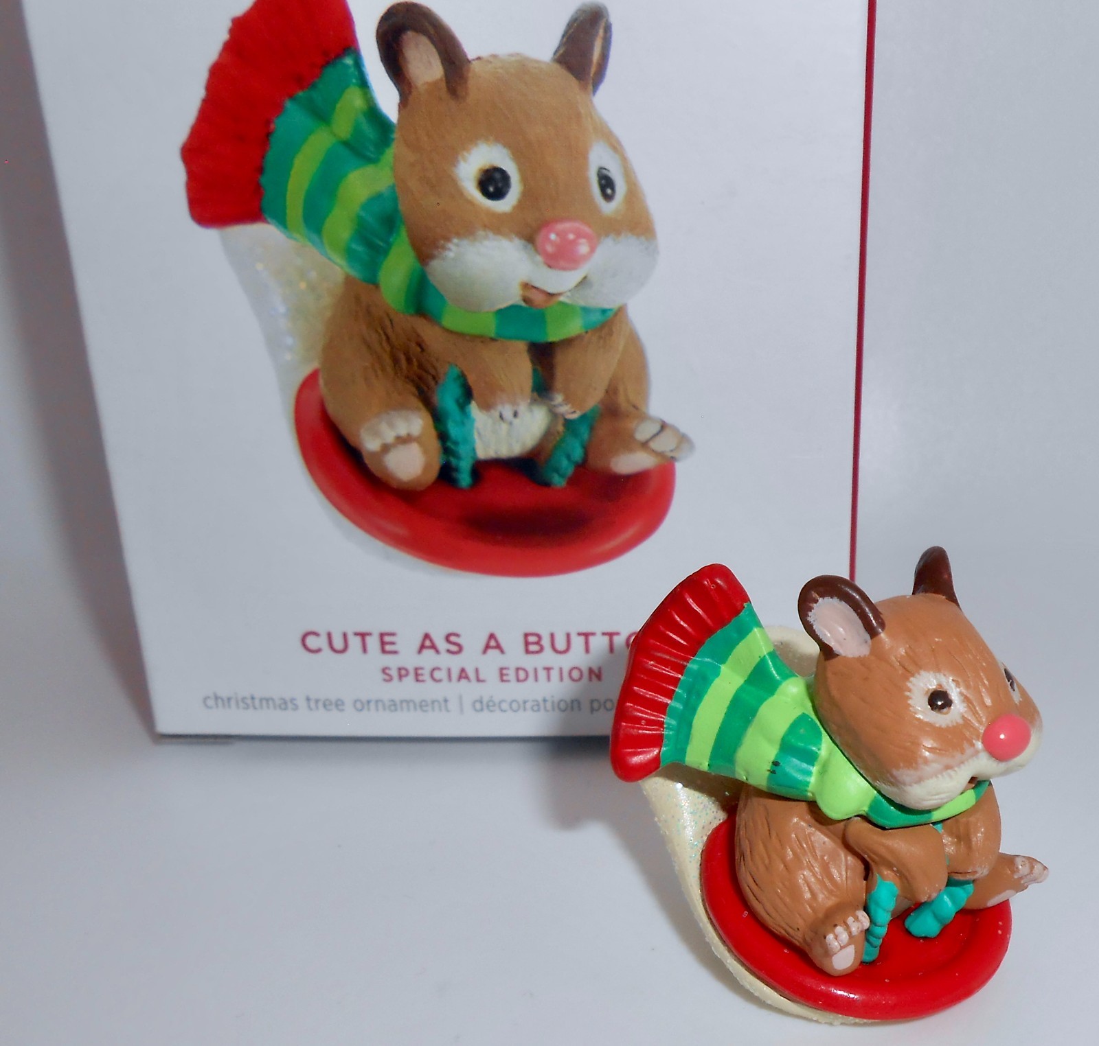 Hallmark Keepsake Christmas Ornament 2023 CUTE AS A BUTTON Special Edition H74