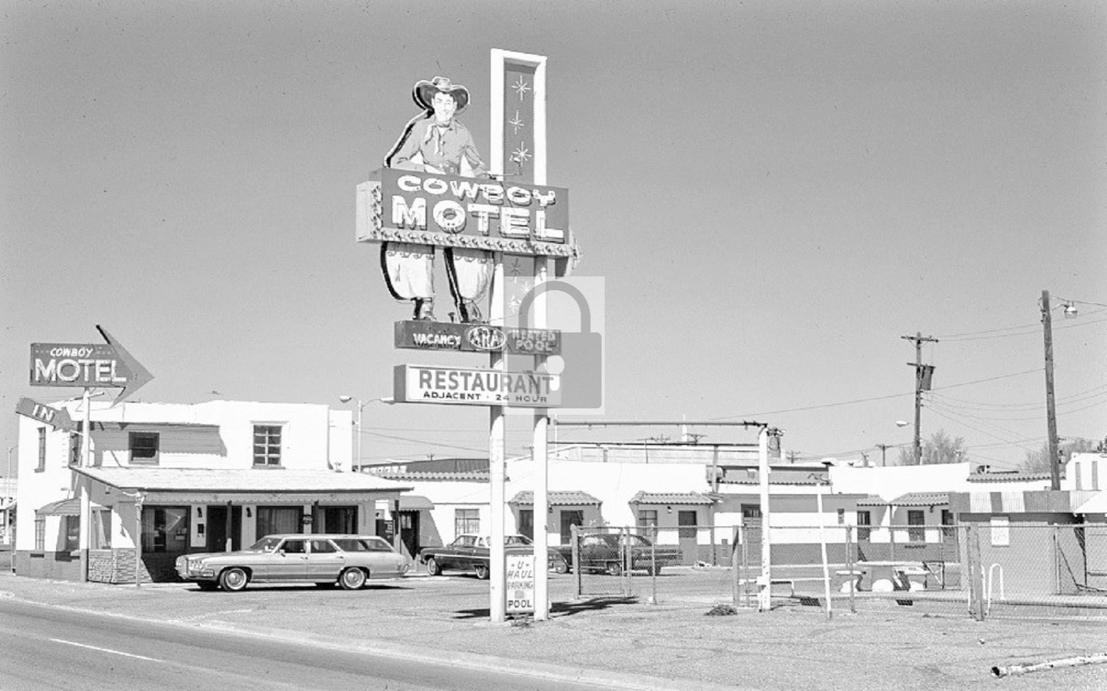Cowboy Motel Amarillo Texas TX - Reprint Cowboy Motel Amarillo Texas TX - Reprint