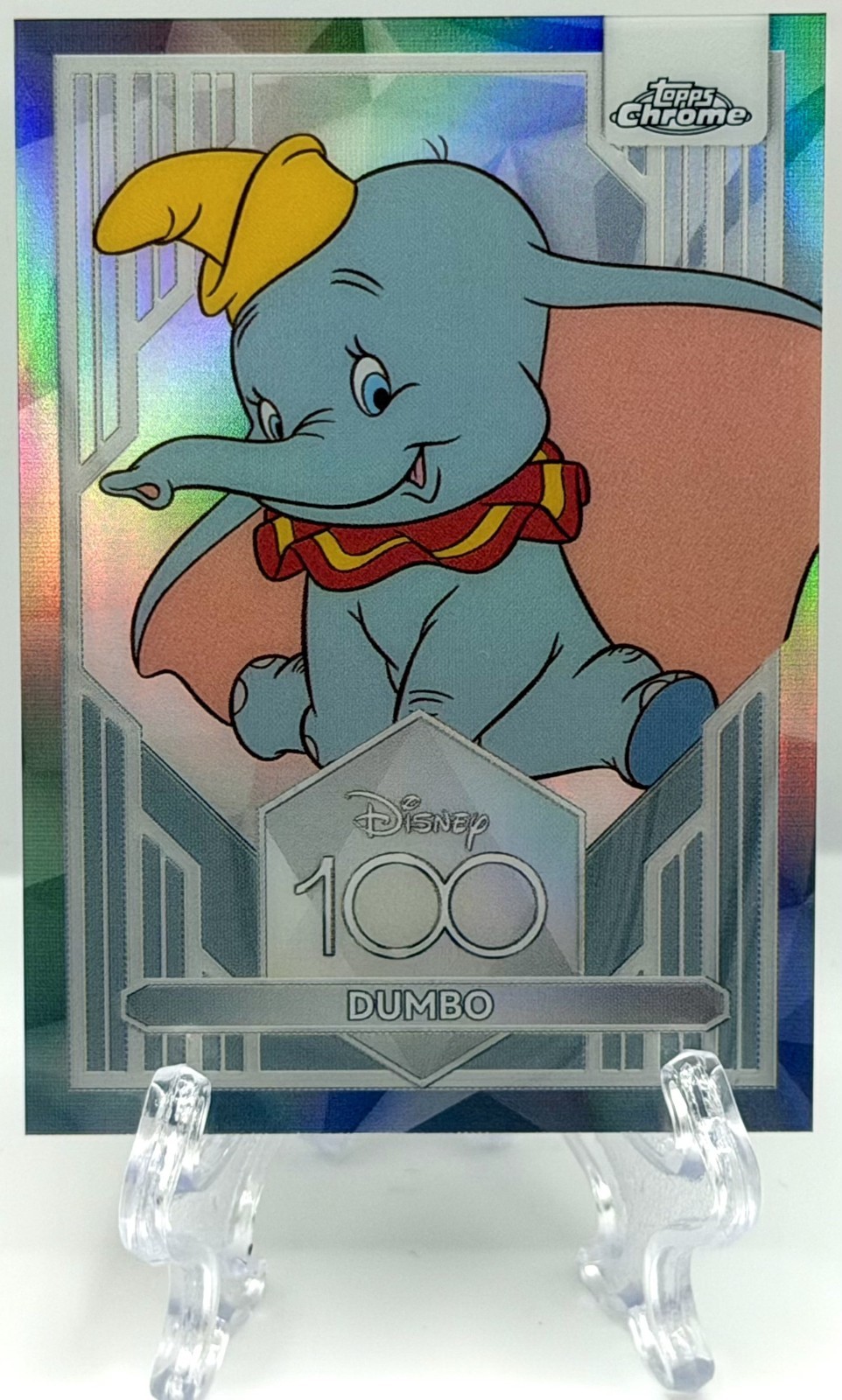 2023 Topps Chrome Disney 100 Dumbo #98 Refractor 2023 Topps Chrome Disney 100 Dumbo #98 Refractor