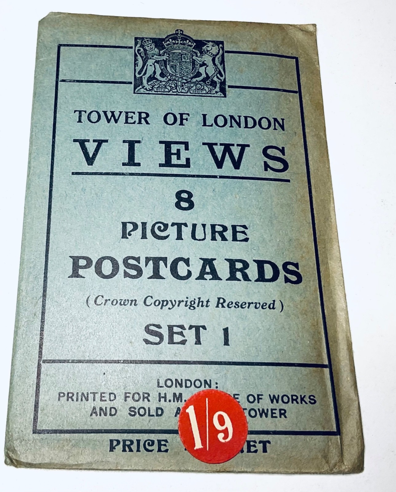 1920s Tower of London 4 Postcards H.M. Office of Works Set 1 Crown Copyright