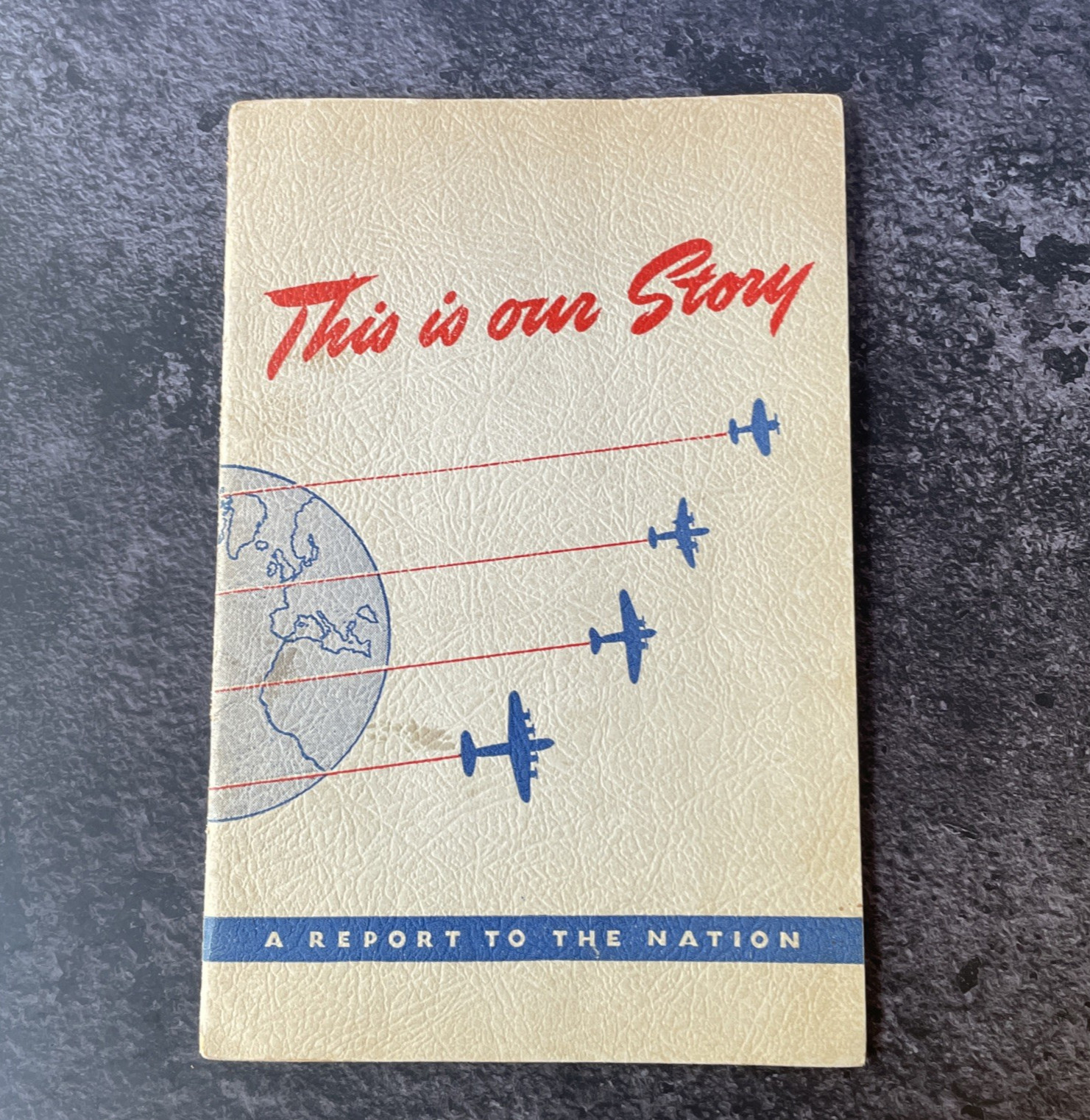 Vintage 1942 WWII Douglas Aircraft Company This Is Our Story Book War Production Vintage 1942 WWII Douglas Aircraft Company This Is Our Story Book War Production