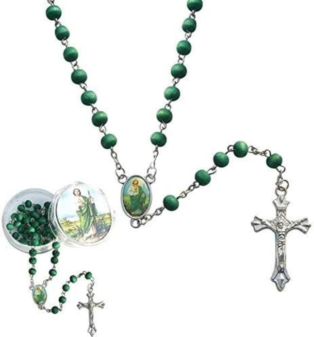 Bulk 24pc scent Saint Jude full Rosary Baptism / Religious Favor/First Com Bulk 24pc scent Saint Jude full Rosary Baptism / Religious Favor/First Com
