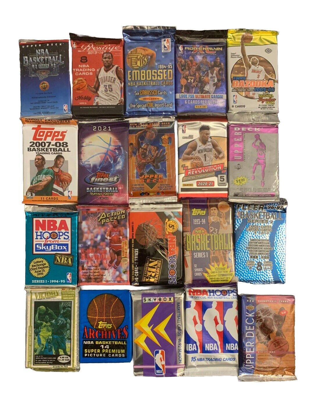 PACKS LOT UNOPENED NBA Basketball CARDS Panini Upper Deck Fleer Topps - READ❗