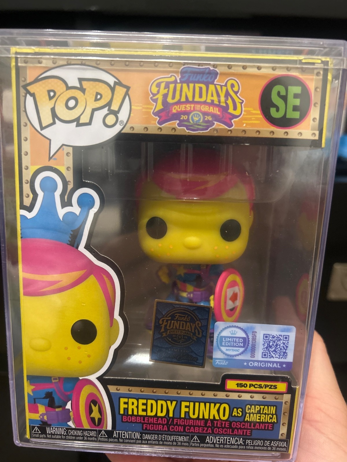 Funko Fundays SDCC 2026 Freddy Funko As Captain America LE 150pcs NIB