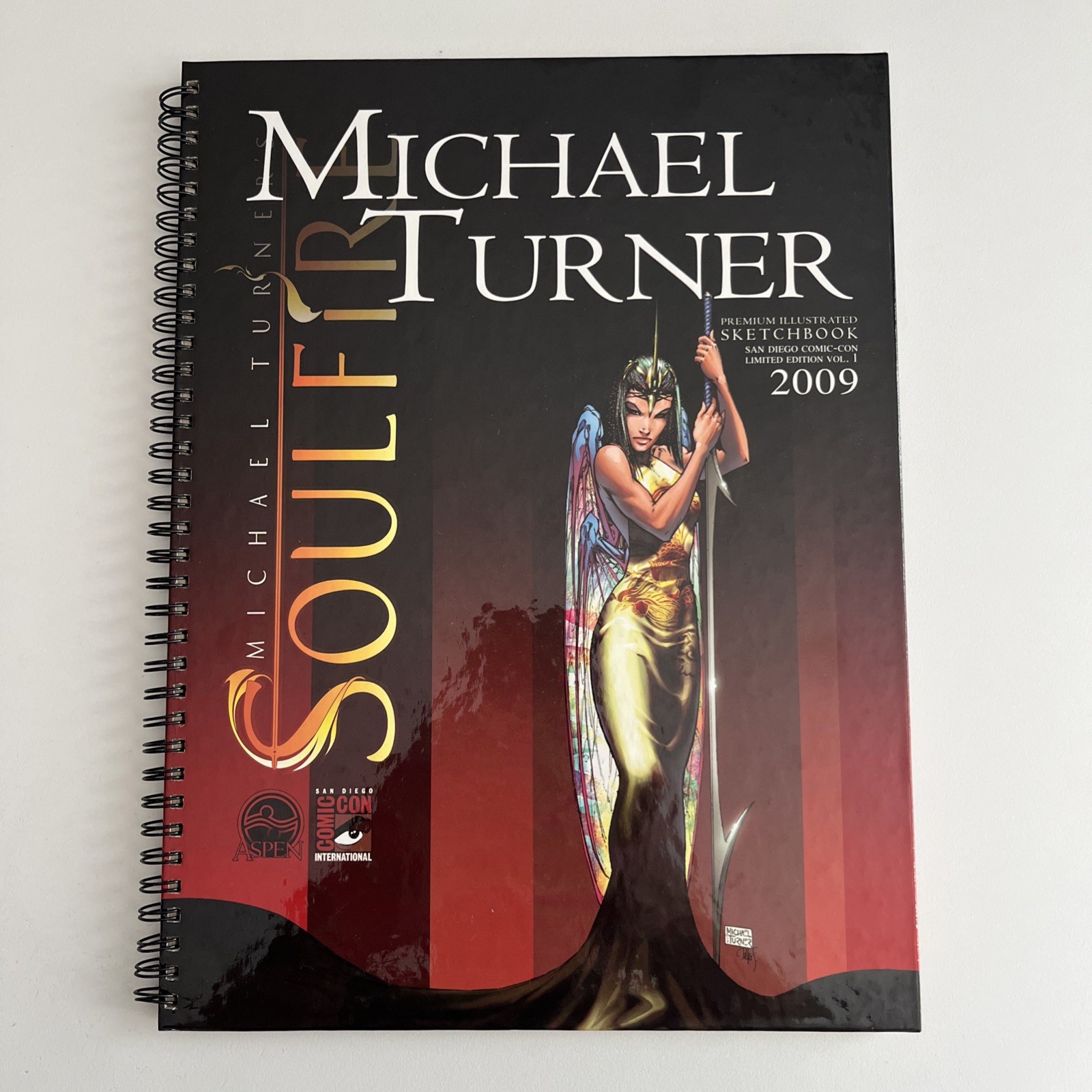 MICHAEL TURNER ~SOULFIRE SKETCHBOOK ~ SDCC 2009 LTD 250 RARE MICHAEL TURNER ~SOULFIRE SKETCHBOOK ~ SDCC 2009 LTD 250 RARE