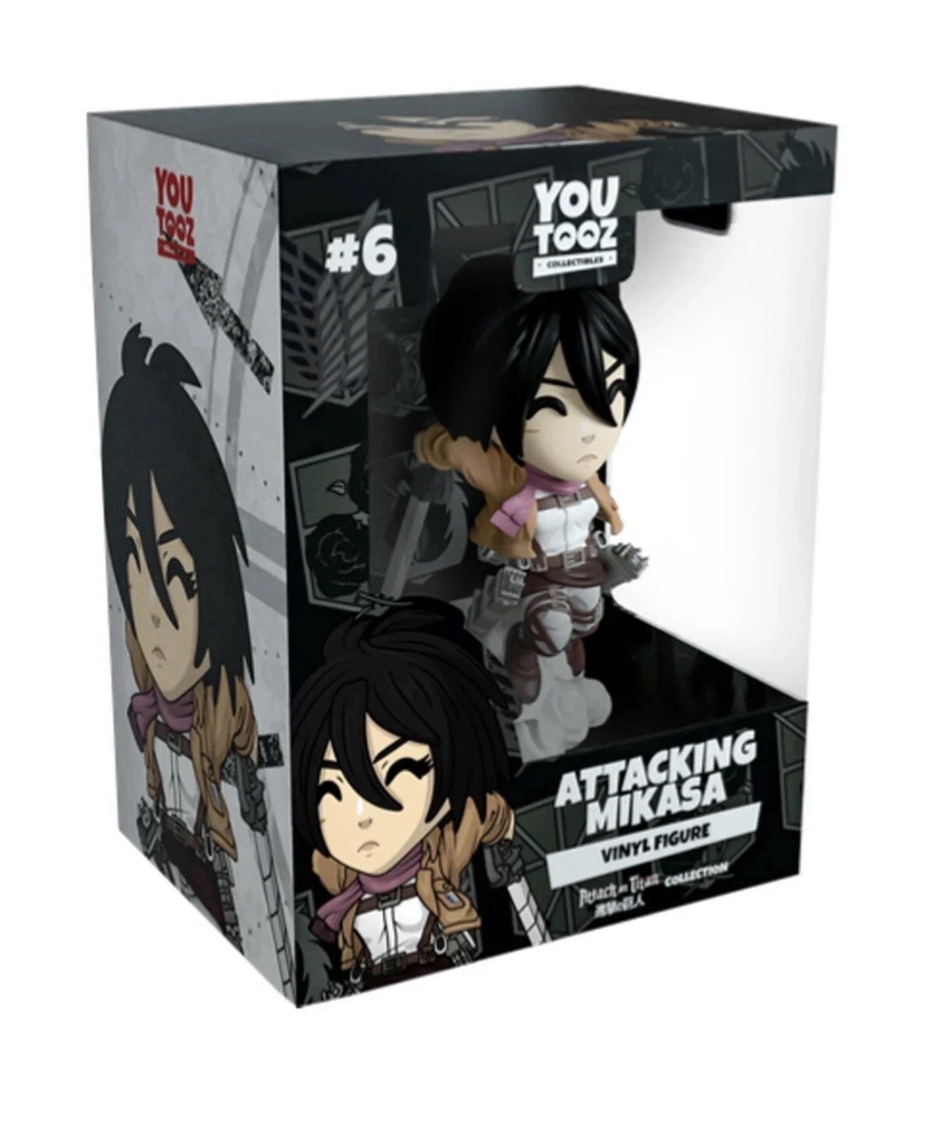 Youtooz: Attack on Titan Collection - Attacking Mikasa Vinyl Figure #6 Youtooz: Attack on Titan Collection - Attacking Mikasa Vinyl Figure #6