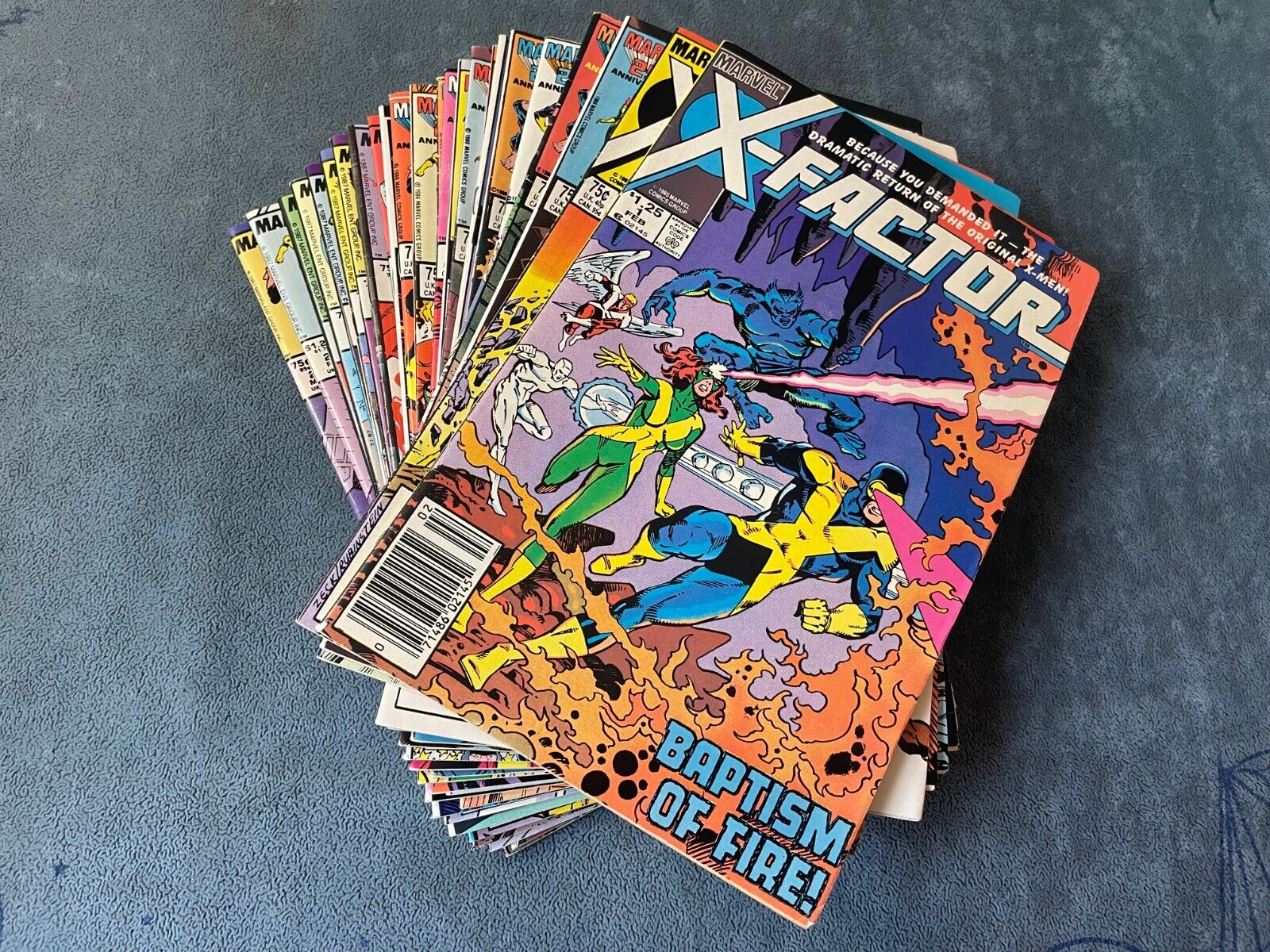 X-Factor 1-27 Marvel Comic Book Lot 1986 Key Issues Run Mid High Grades