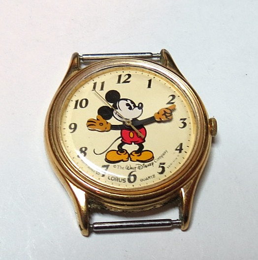 VINTAGE LADIES' QUARTZ DISNEY V515-6118 MICKY MOUSE LORUS WRISTWATCH RUN VINTAGE LADIES' QUARTZ DISNEY V515-6118 MICKY MOUSE LORUS WRISTWATCH RUN