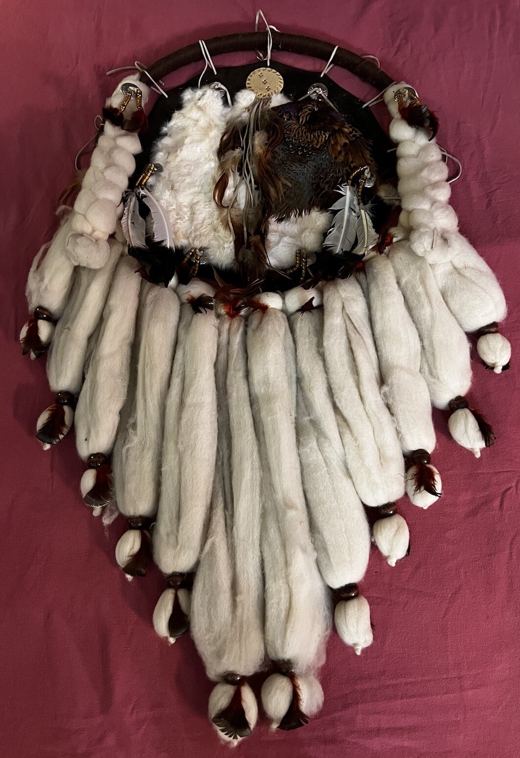 Vintage INDIAN HANDMADE MAN-DEL-LA, 24 Vintage INDIAN HANDMADE MAN-DEL-LA, 24