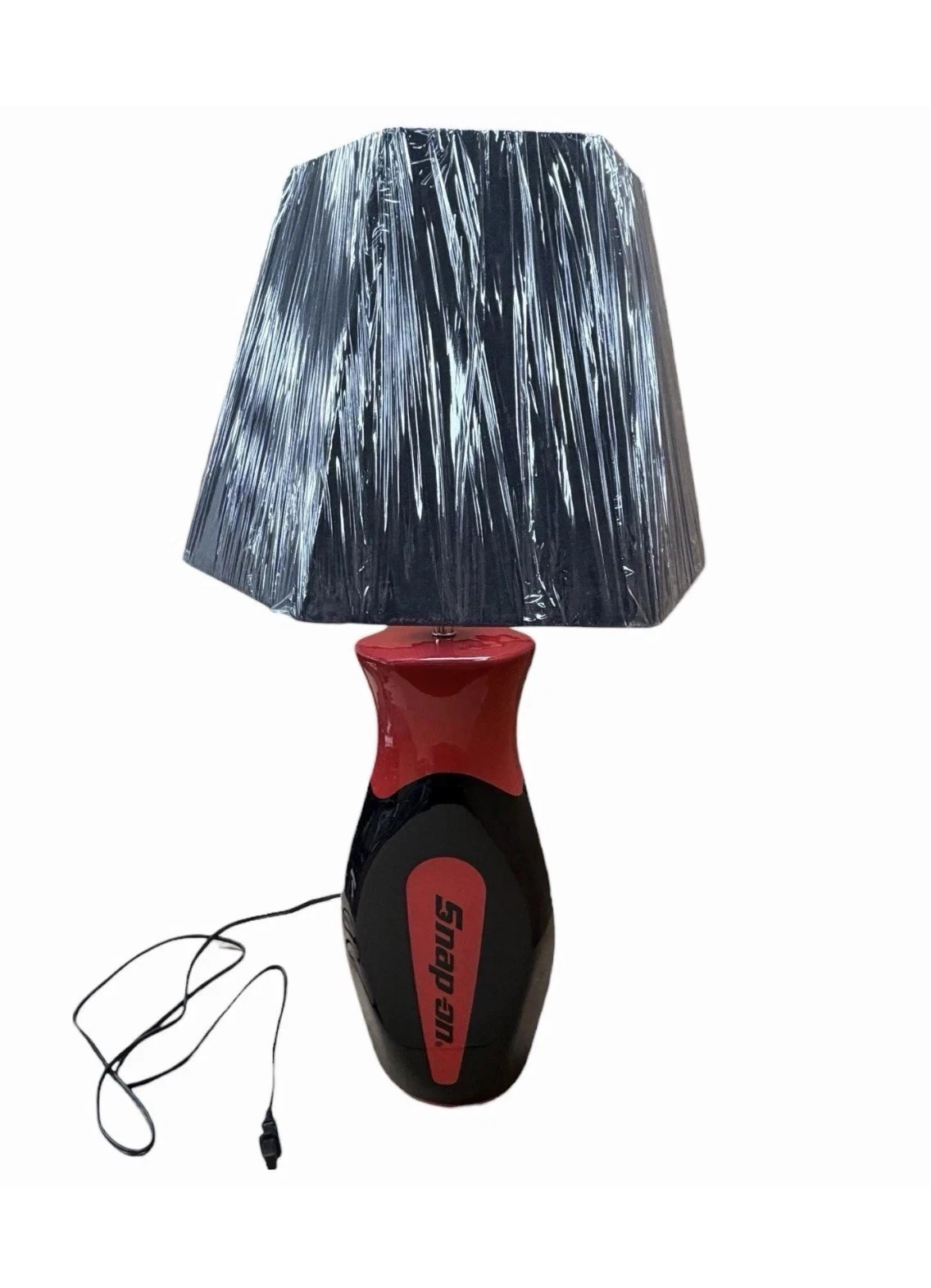 SNAP ON  SSX25P141 Screwdriver Handle Ceramic Table Lamp with Hex Shade NEW