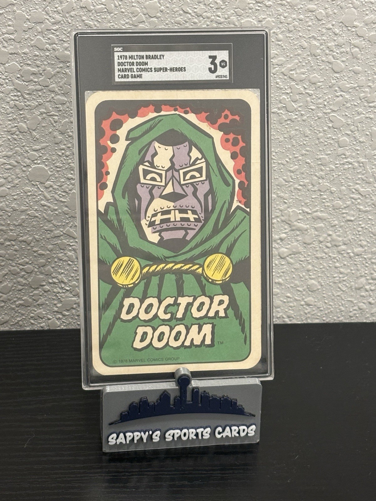 1978 Marvel Comics Super Heroes Card Game MILTON BRADLEY DR DOOM RARE 1978 Marvel Comics Super Heroes Card Game MILTON BRADLEY DR DOOM RARE