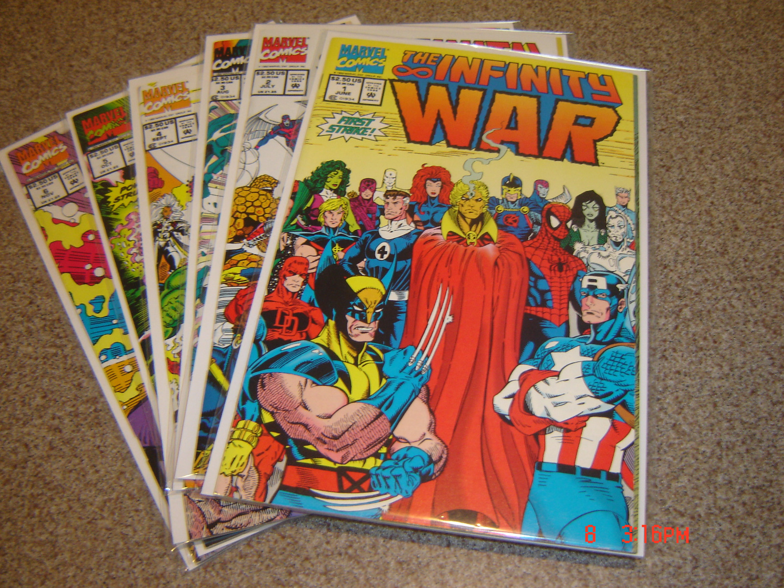 THE INFINITY WAR COMPLETE SERIES 1-6 HIGH GRADE THE INFINITY WAR COMPLETE SERIES 1-6 HIGH GRADE