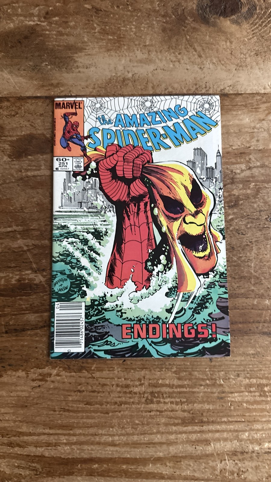The Amazing Spider-Man #251 Marvel Comics 1984 Newsstand Hobgoblin Cover Z The Amazing Spider-Man #251 Marvel Comics 1984 Newsstand Hobgoblin Cover Z