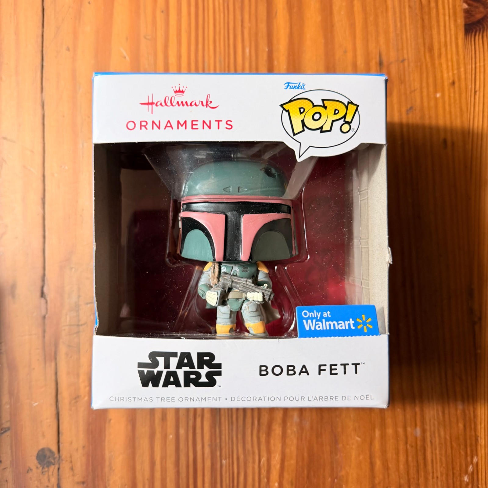 Hallmark Funko Pop Star Wars Boba Fett Ornament Walmart Exclusive 2022 New Hallmark Funko Pop Star Wars Boba Fett Ornament Walmart Exclusive 2022 New
