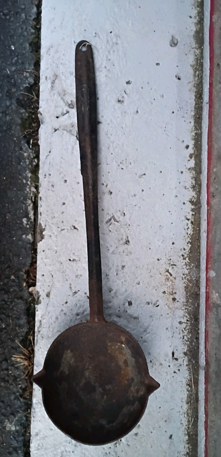 Vintage Cast Iron Ladle Vintage Cast Iron Ladle