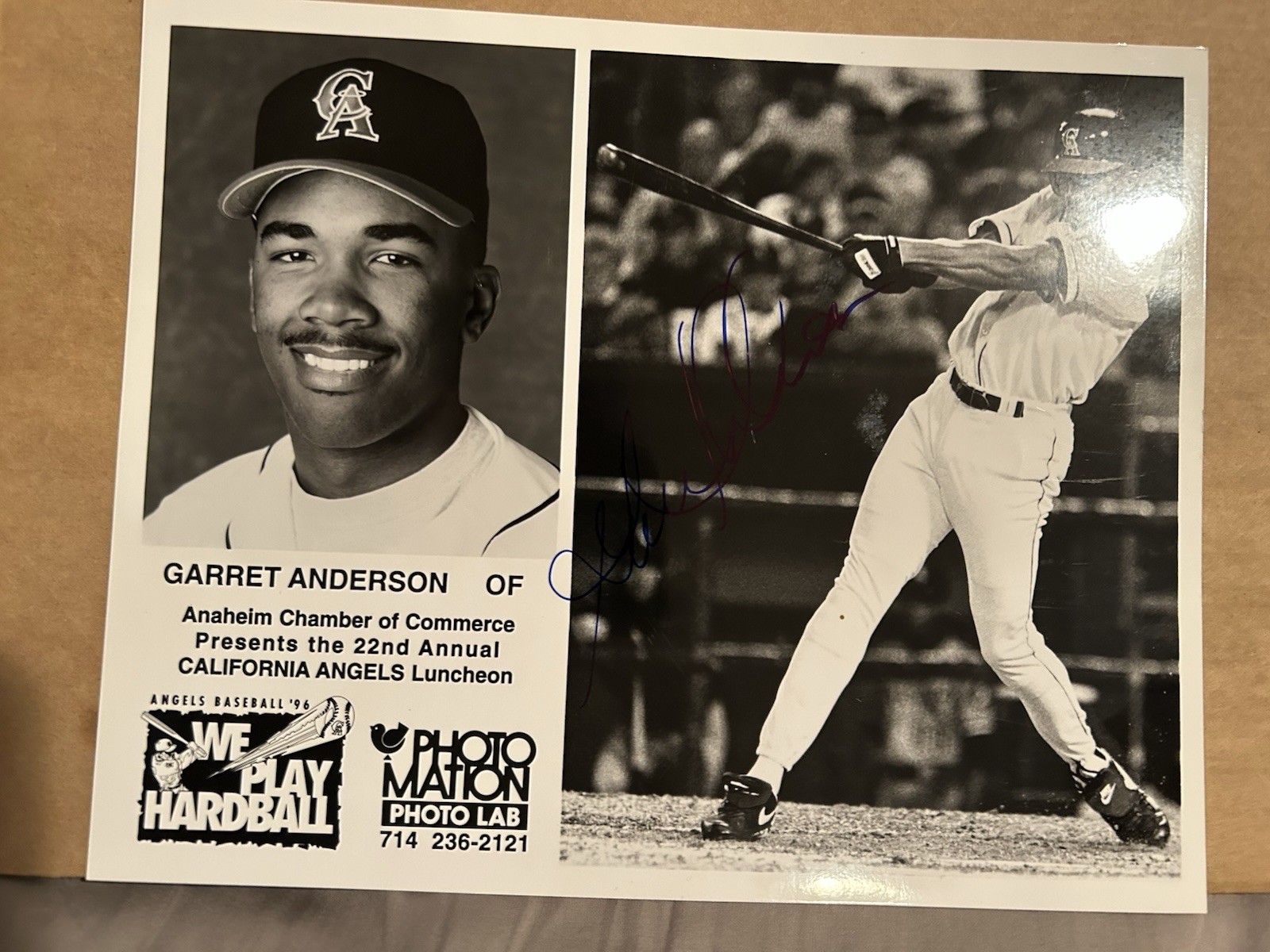 1994 Signature Rookies Garret Anderson
