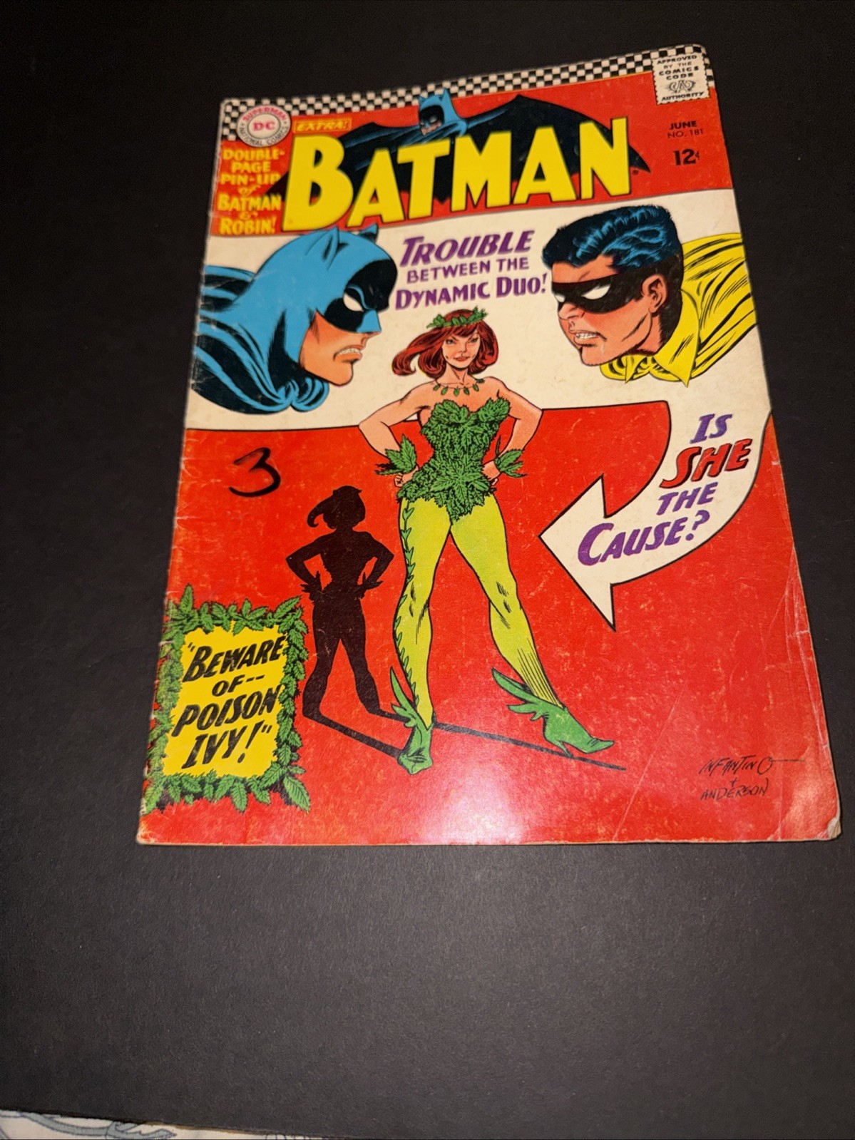 DC Comics Batman #181 (1966) First Poison Ivy Appearance