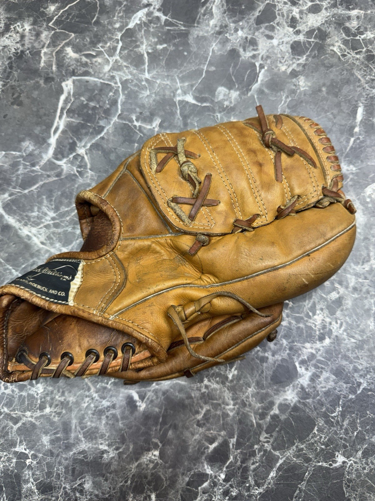 Ted Williams signed Sears Ted Williams baseball glove Made In USA # 1662 Ted Williams signed Sears Ted Williams baseball glove Made In USA # 1662