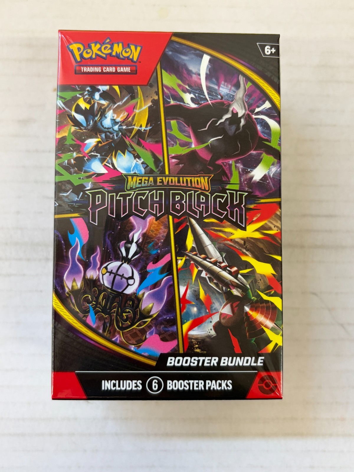 Pokemon TCG ME05 Pitch Black Booster Bundle Sealed Original Packaging English Card PSA Pokemon TCG ME05 Pitch Black Booster Bundle Sealed Original Packaging English Card PSA