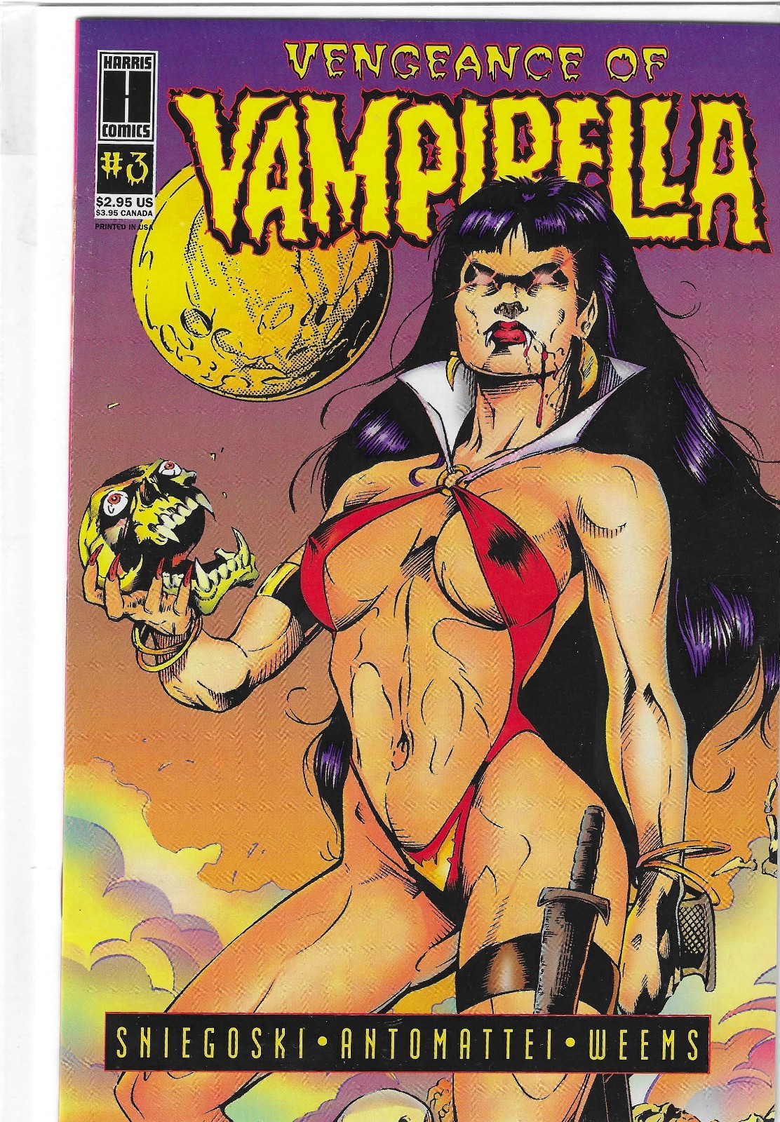 1994 HARRIS COMICS VENGEANCE OF VAMPIRELLA- 9 Issues