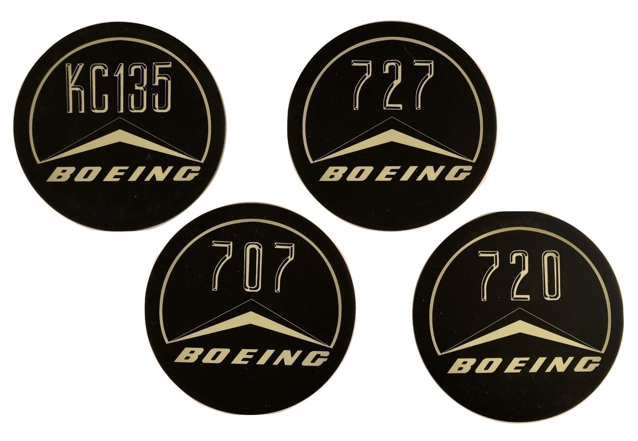 Early Boeing Jets Ceramic Drink Coasters Vintage Jet Age Aviation COA-0101 Early Boeing Jets Ceramic Drink Coasters Vintage Jet Age Aviation COA-0101