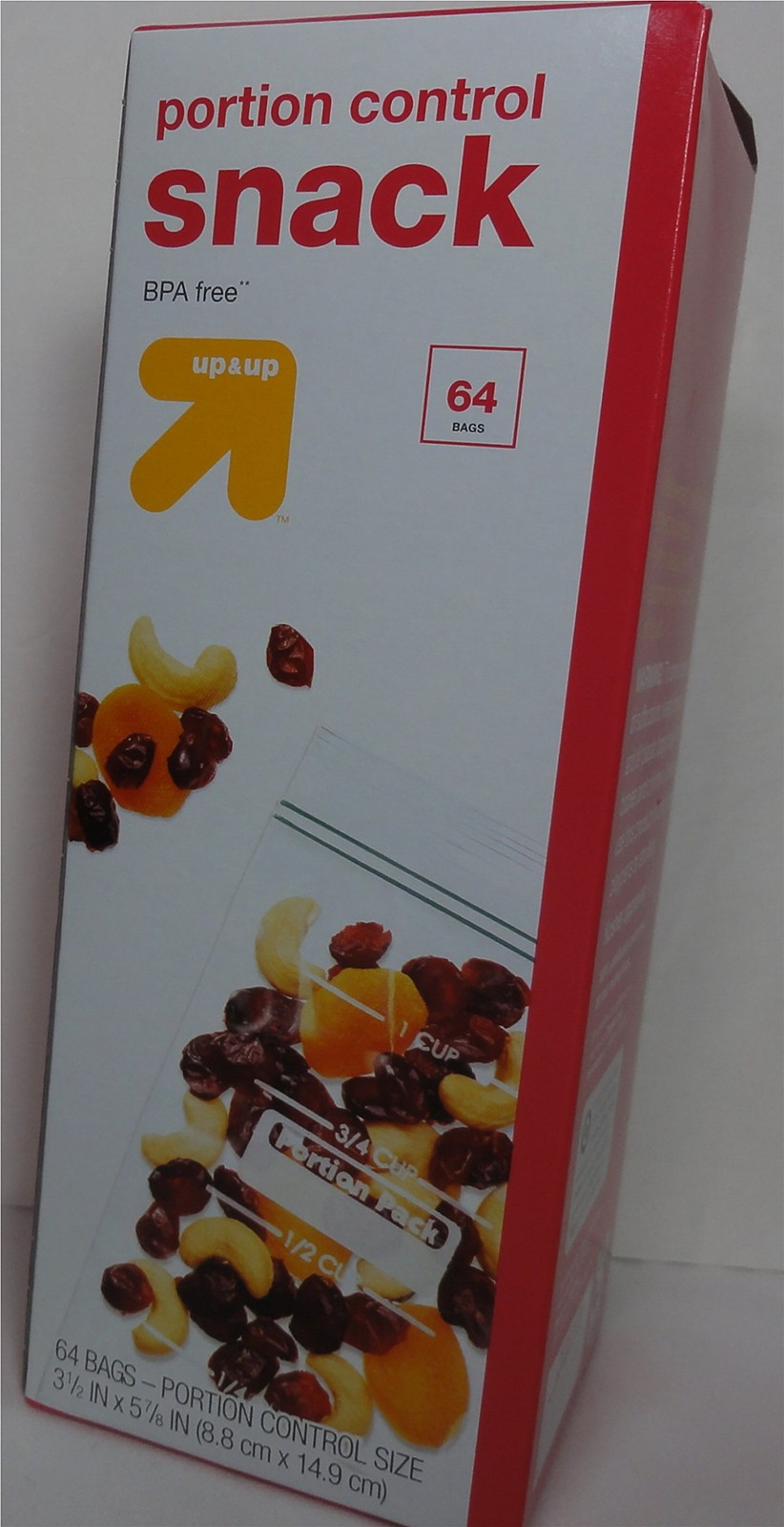 Portion Control Snack Bags (BPA free) ~ 3 1/2 Portion Control Snack Bags (BPA free) ~ 3 1/2