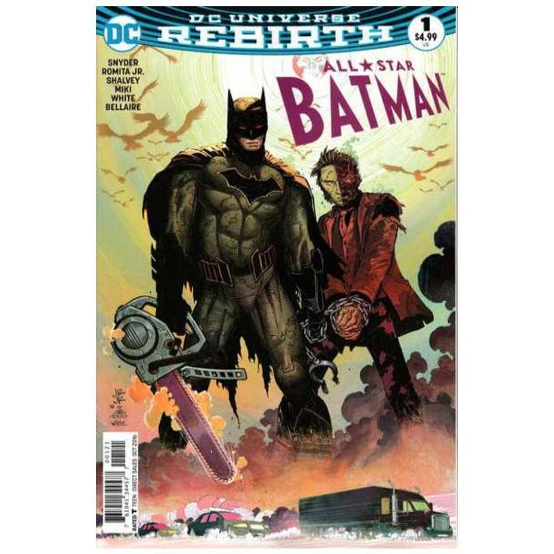 All Star Batman (2016 series) #1 Cover 2 in Near Mint condition. DC comics [p@